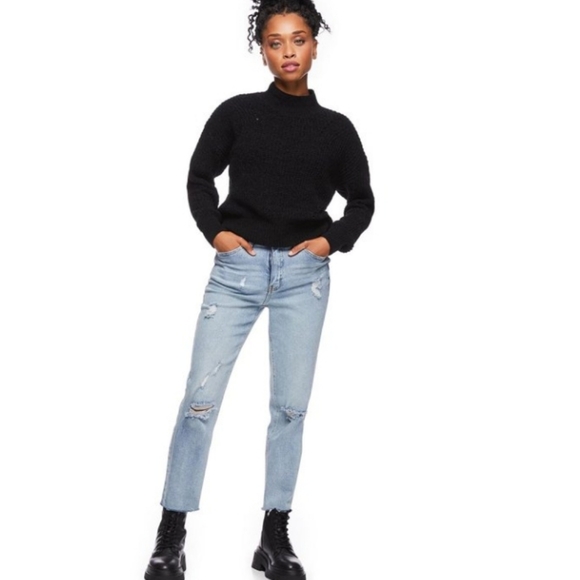 No Bounderies Woman's Mock Neckline Sweater Size L NWT - Picture 6 of 11